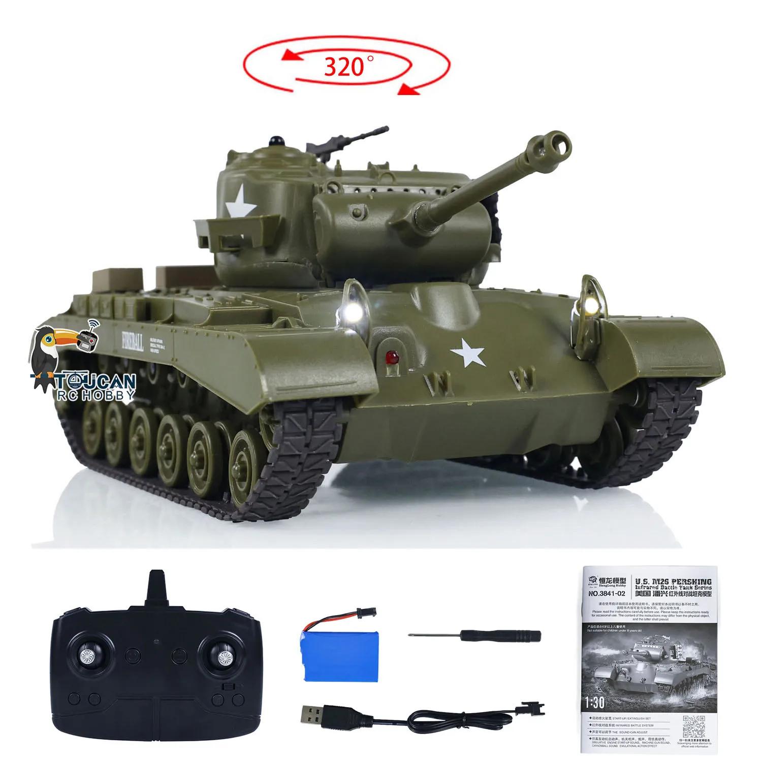Heng Long Pershing M26 1/30 RC  ũ 3841-02 2.4G ..