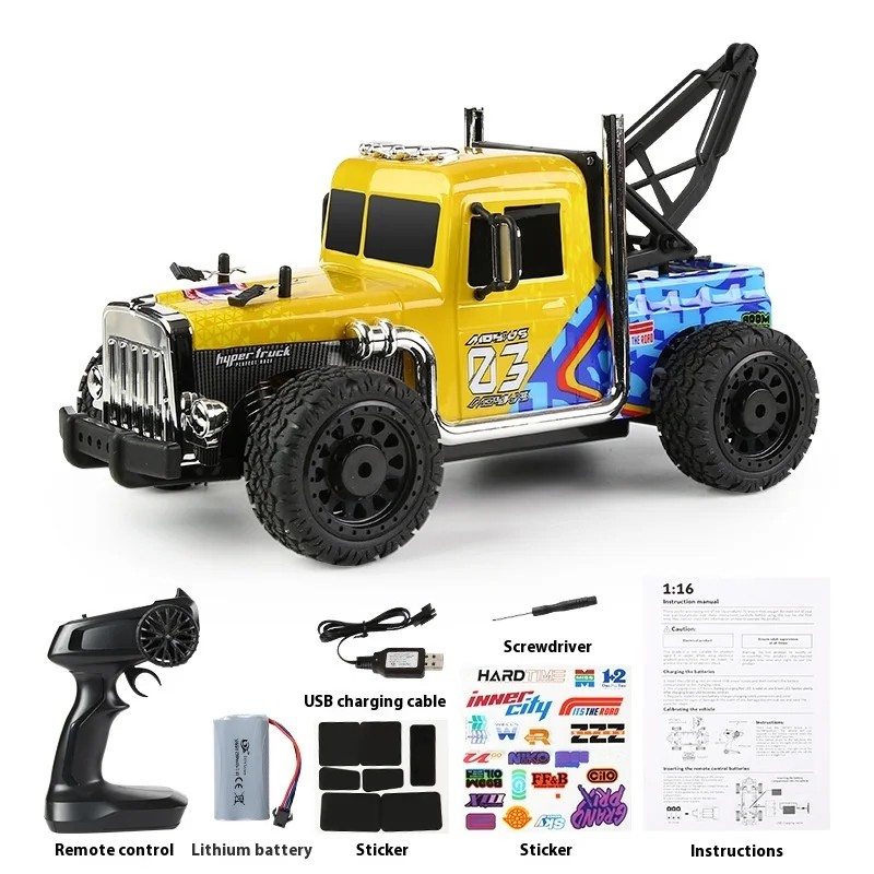 1/16 RTR 2.4Ghz RC  ũѷ Ʈ, PVC ٵ  ..